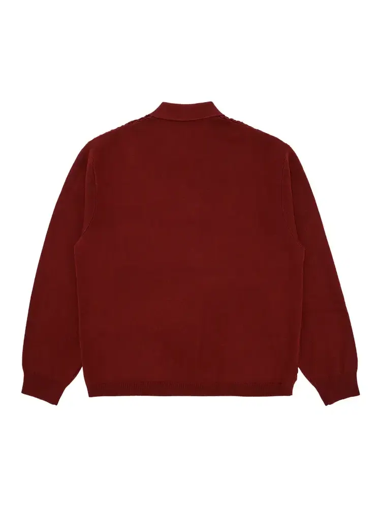 Вязаный кардиган на молнии Supreme — изображение 2 из 3, красный