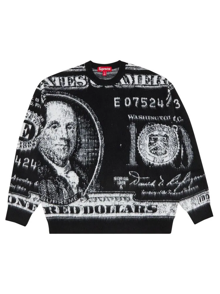 Свитер Supreme Money Sweater — изображение 1 из 3, черный