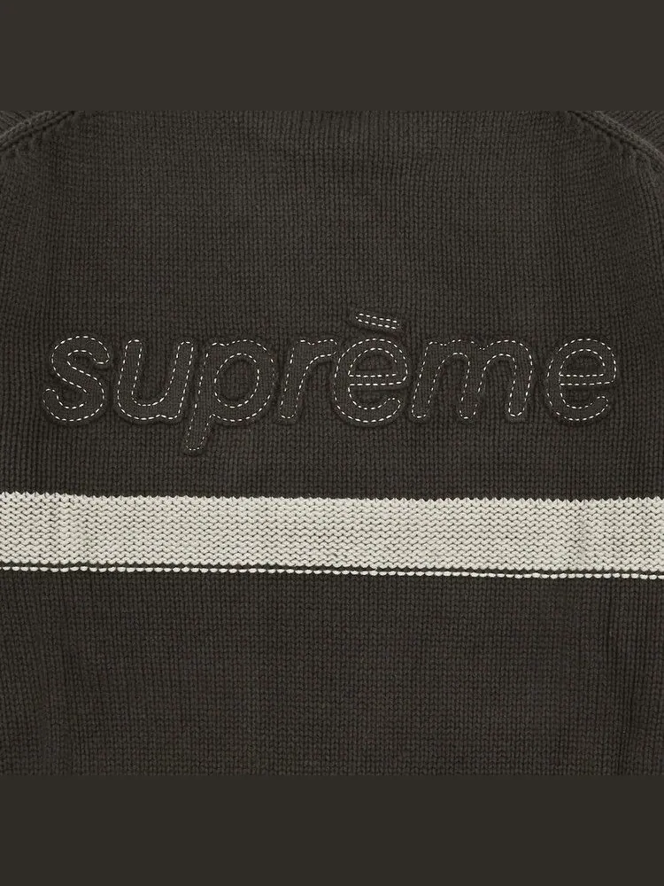 Свитер Supreme Tonal Appliqué Sweater — изображение 3 из 3, коричневый