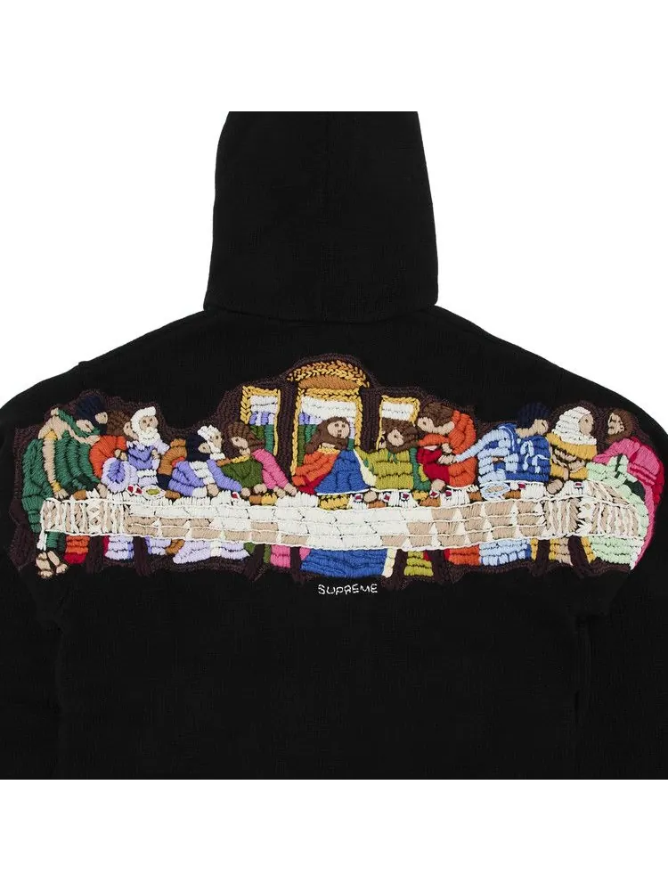 Толстовка Supreme Last Supper Embroidered — изображение 3 из 4, черный