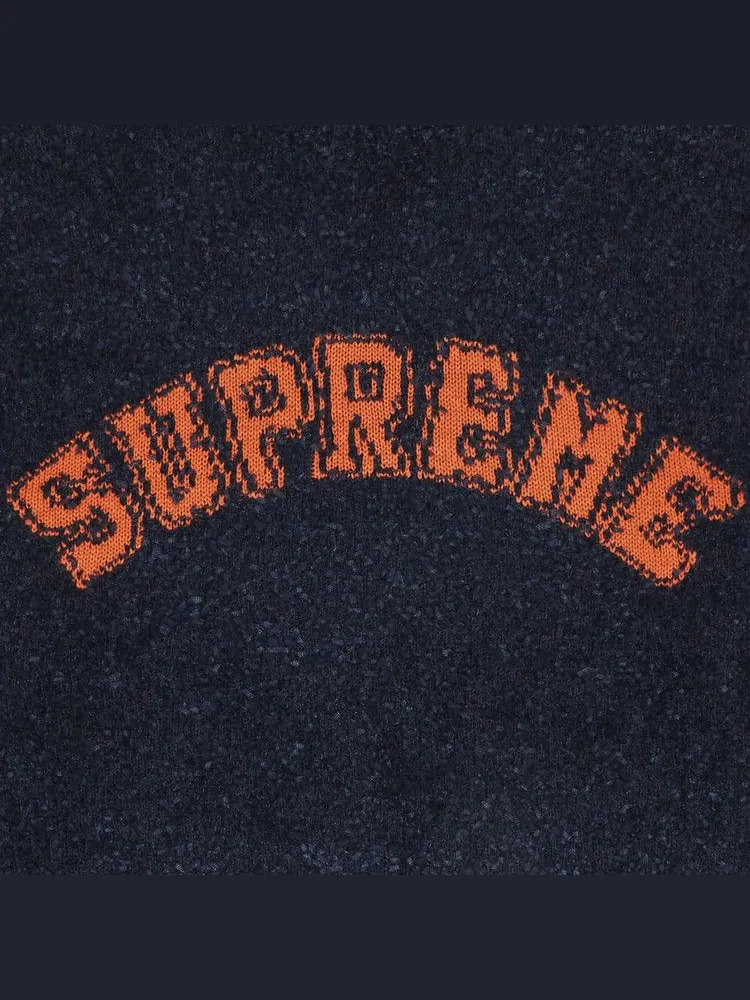 Свитер Supreme Textured Arc Sweater — изображение 3 из 3, темно-синий