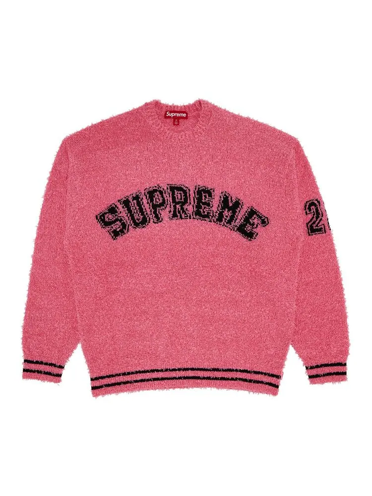 Свитер Supreme Textured Arc Sweater — изображение 1 из 3, розовый