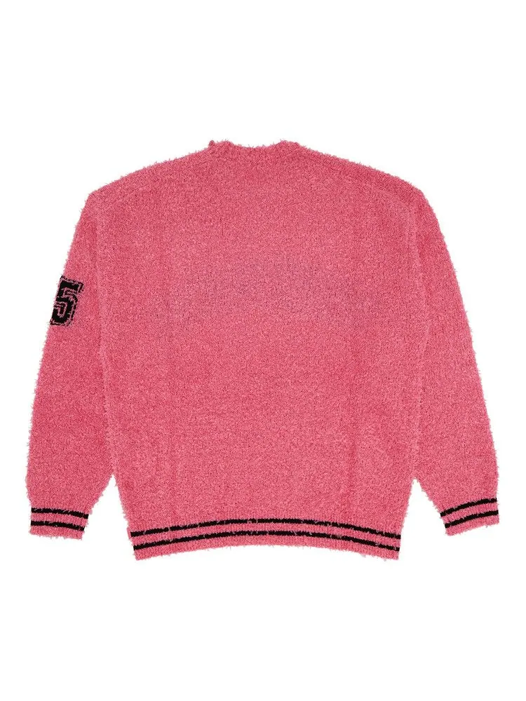 Свитер Supreme Textured Arc Sweater — изображение 2 из 3, розовый