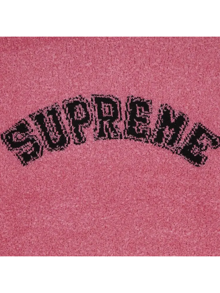 Свитер Supreme Textured Arc Sweater — изображение 3 из 3, розовый