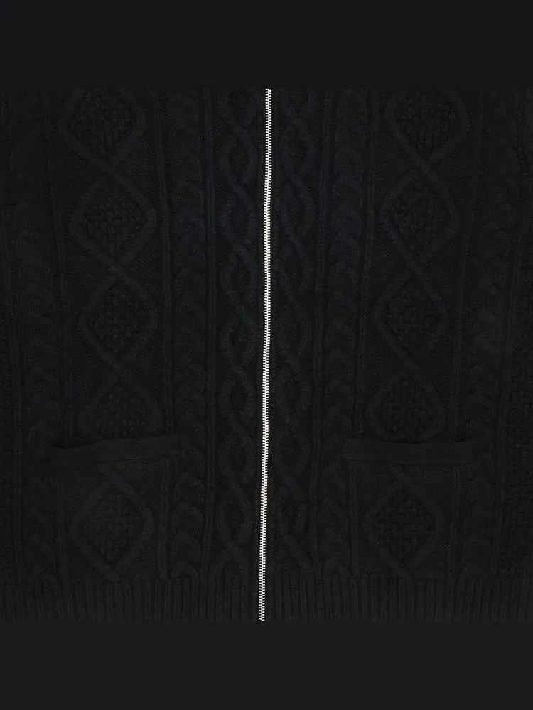 Свитер Supreme x Goodenough Zip Up Hooded Sweater — изображение 3 из 3, черный