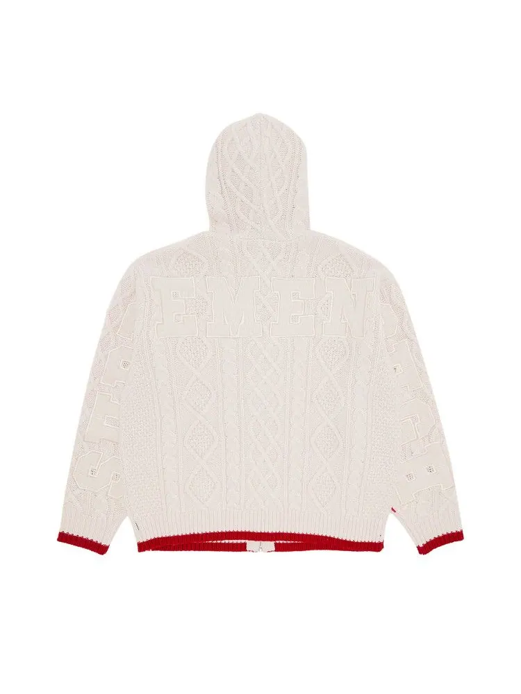 Свитер Supreme x Goodenough Zip Up Hooded Sweater — изображение 2 из 3, серый