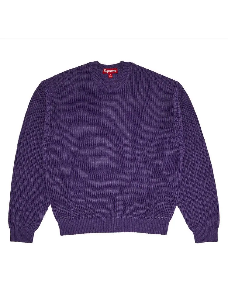 Свитер Supreme Old English Printed Sweater — изображение 2 из 3, фиолетовый