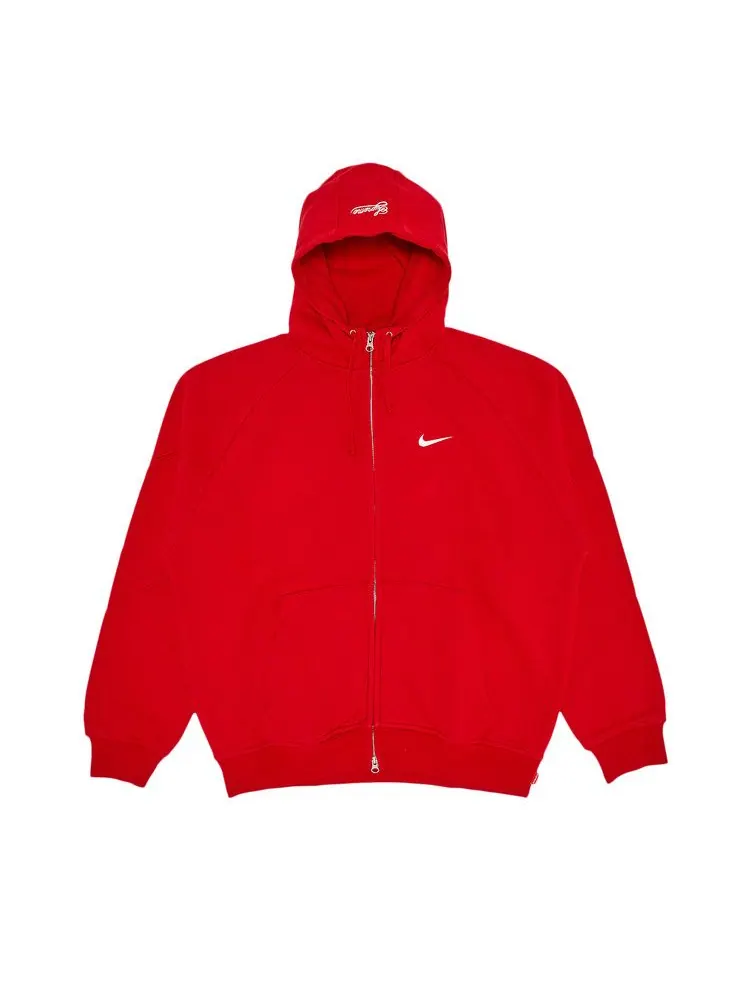 Толстовка Supreme x Nike Zip Up Hooded Sweatshirt — изображение 1 из 3, красный