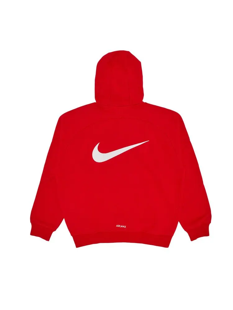 Толстовка Supreme x Nike Zip Up Hooded Sweatshirt — изображение 2 из 3, красный