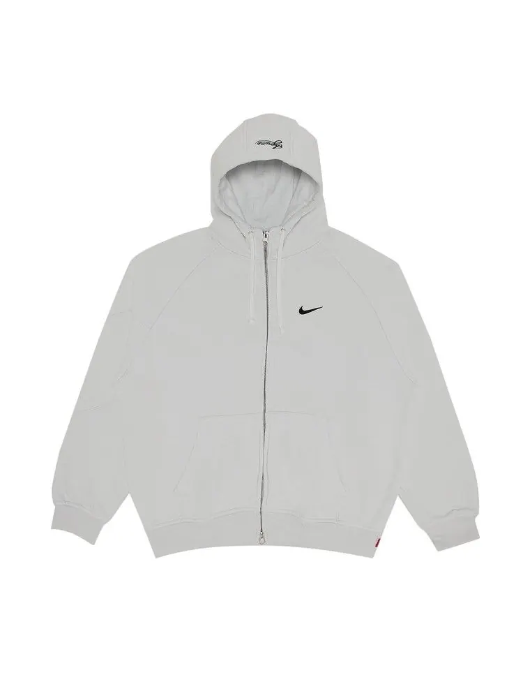 Толстовка Supreme x Nike Zip Up Hooded Sweatshirt — изображение 1 из 3, белый