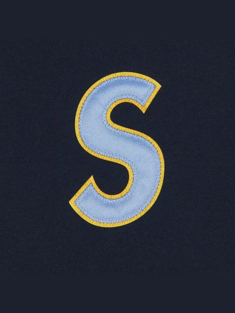 Толстовка Supreme S Logo Hooded Sweatshirt — изображение 2 из 2, темно-синий