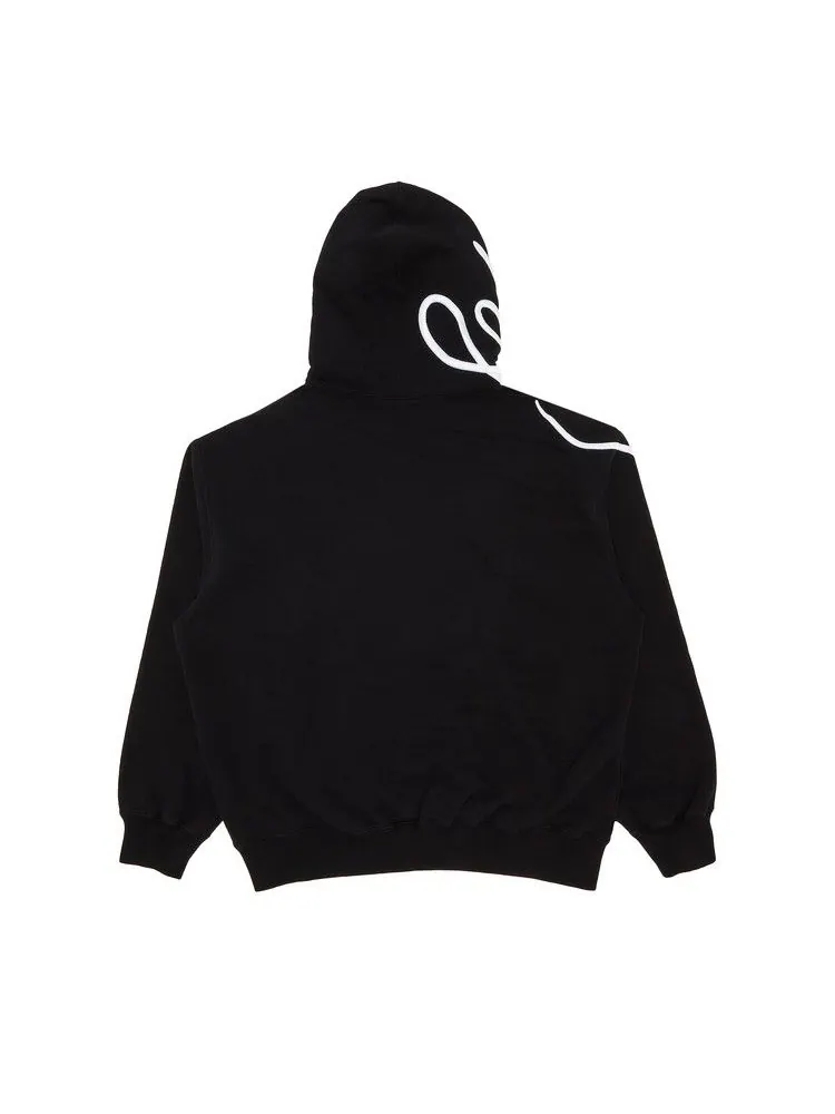 Толстовка Supreme Shoulder Script Hooded Sweatshirt — изображение 2 из 3, черный