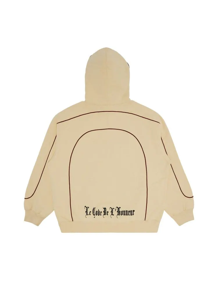 Толстовка Supreme Curve Piping Hooded Sweatshirt — изображение 2 из 3, прозрачный