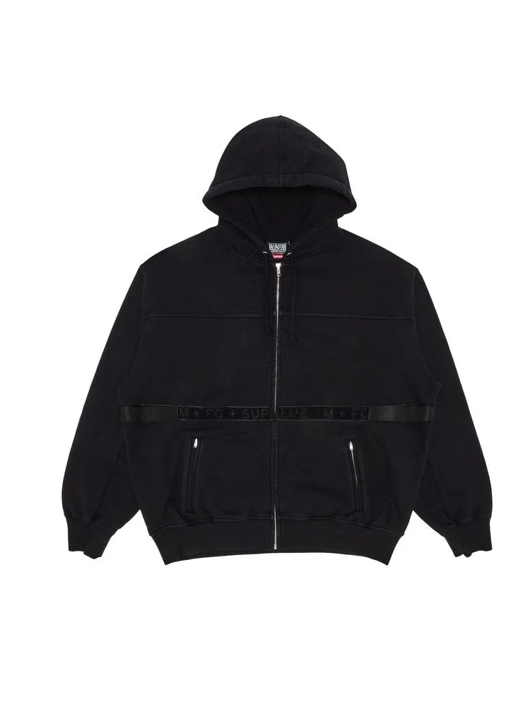 Толстовка Supreme x Martithé + François Girbaud Zip Up Hooded Sweatshirt — изображение 1 из 3, черный