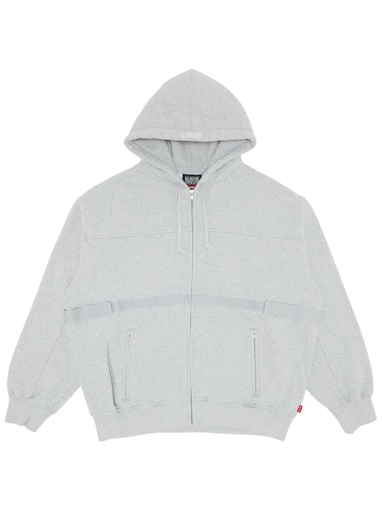 Толстовка с капюшоном на молнии Supreme x Martithé + François Girbaud — изображение 1 из 3, серый