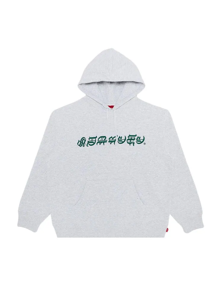 Толстовка Supreme Blackletter Hooded Sweatshirt — изображение 1 из 2, серый