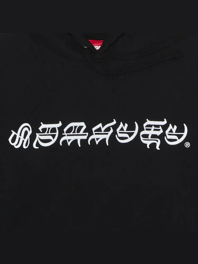 Толстовка Supreme Blackletter Hooded Sweatshirt — изображение 2 из 2, черный