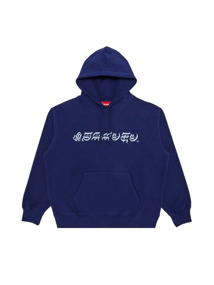 Толстовка Supreme Blackletter Hooded Sweatshirt