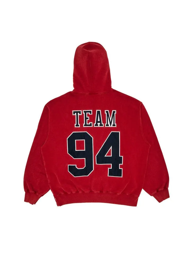 Толстовка Supreme Team 94 Hooded Sweatshirt — изображение 2 из 3, красный