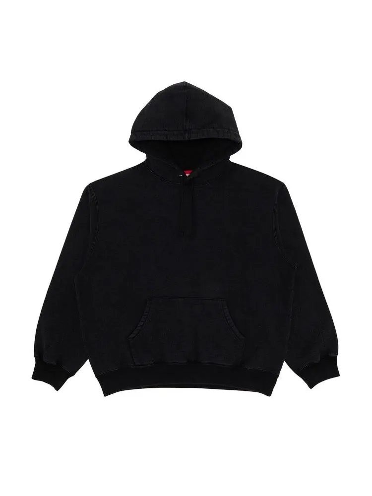 Толстовка Supreme Frayed Hooded Sweatshirt — изображение 2 из 3, черный
