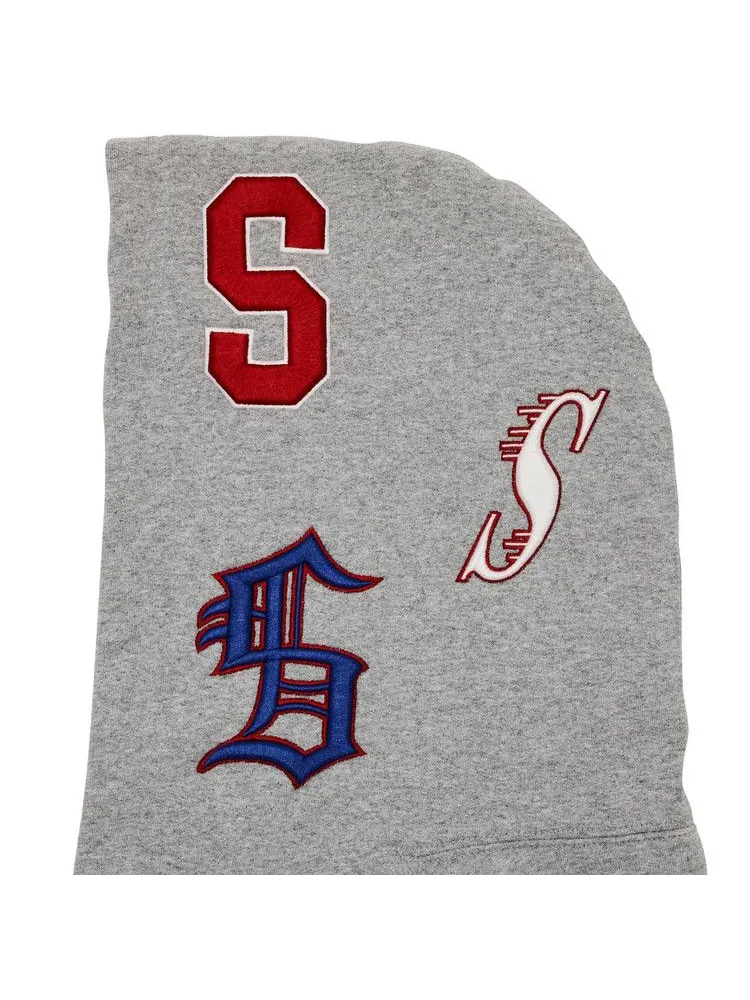 Толстовка Supreme Multi S Logo Hooded Sweatshirt — изображение 3 из 3, серый