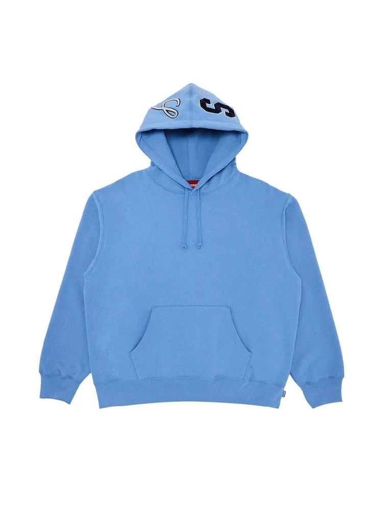 Толстовка Supreme Multi S Logo Hooded Sweatshirt — изображение 1 из 3, светлый синий