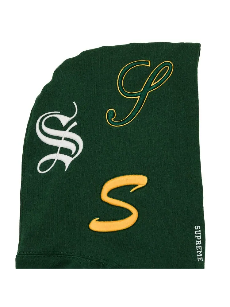 Толстовка Supreme Multi S Logo Hooded Sweatshirt — изображение 2 из 3, папоротник