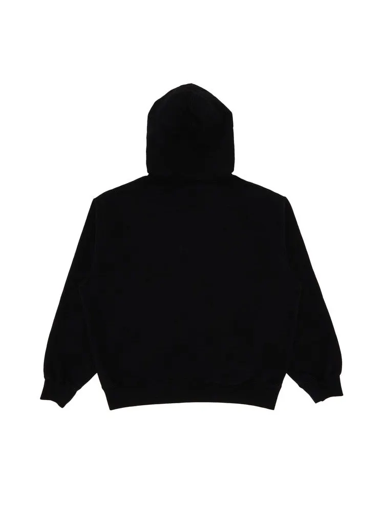 Толстовка Supreme Contrast Cutout Hooded Sweatshirt — изображение 2 из 3, черный
