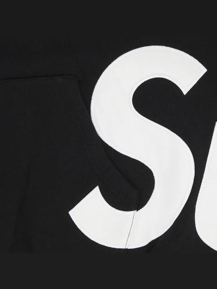 Толстовка Supreme Big Logo Zip Up Hooded Sweatshirt — изображение 3 из 3, черный