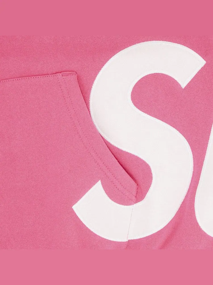 Толстовка Supreme Big Logo Zip Up Hooded Sweatshirt — изображение 3 из 3, маджента