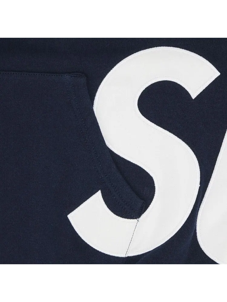 Толстовка Supreme Big Logo Zip Up Hooded Sweatshirt — изображение 3 из 3, темно-синий