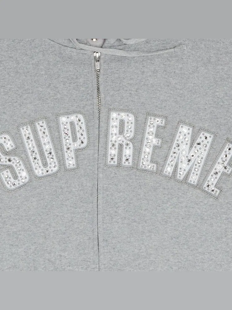 Толстовка Supreme x B.B. Simon Zip Up Hooded Sweatshirt — изображение 3 из 3, серый