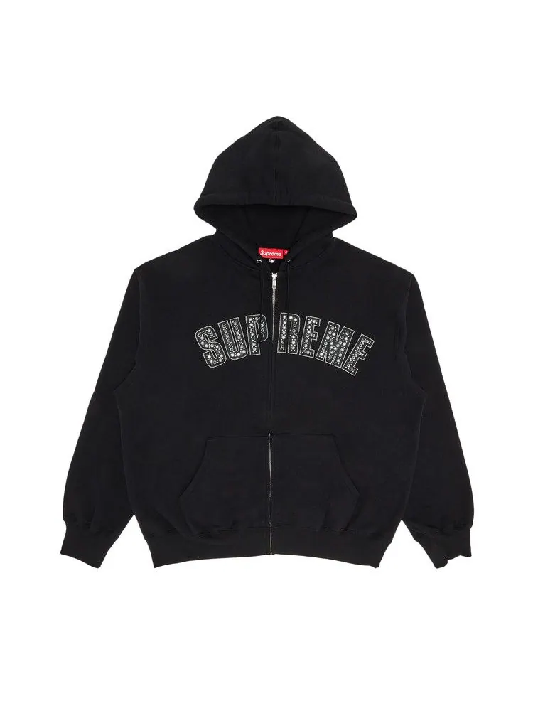 Толстовка Supreme x B.B. Simon Zip Up Hooded Sweatshirt — изображение 1 из 3, черный