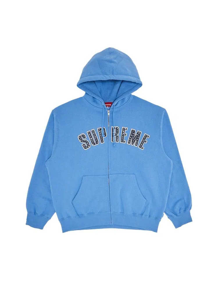 Толстовка Supreme x B.B. Simon Zip Up Hooded Sweatshirt