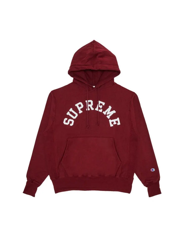 Толстовка Supreme Champion Hooded Sweatshirt — изображение 1 из 2, красный