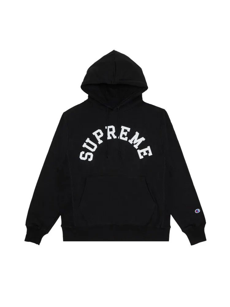 Толстовка Supreme Champion Hooded Sweatshirt — изображение 1 из 2, черный