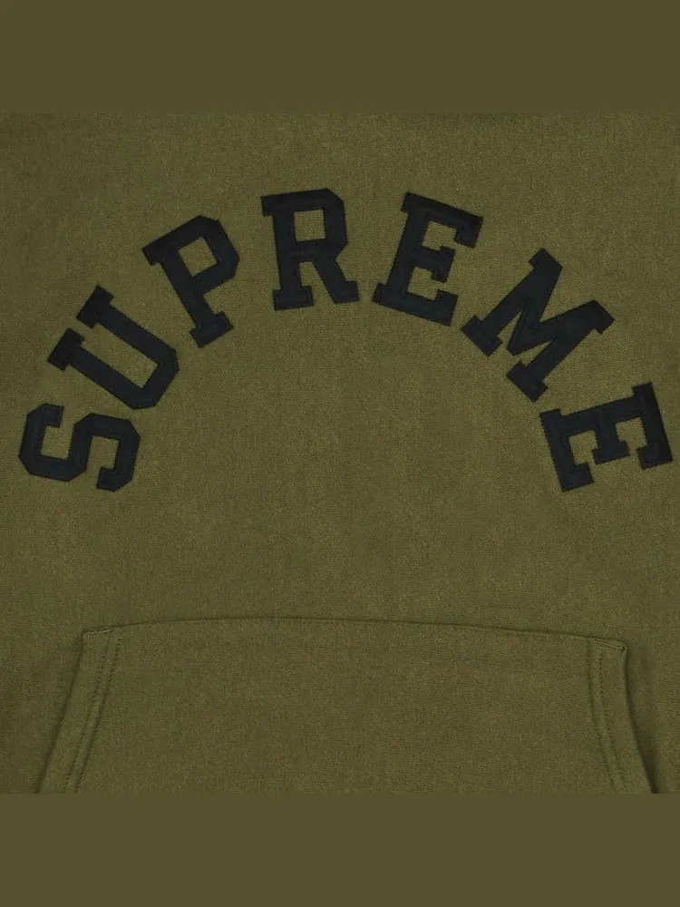 Толстовка Supreme Champion Hooded Sweatshirt — изображение 2 из 2, оливковый