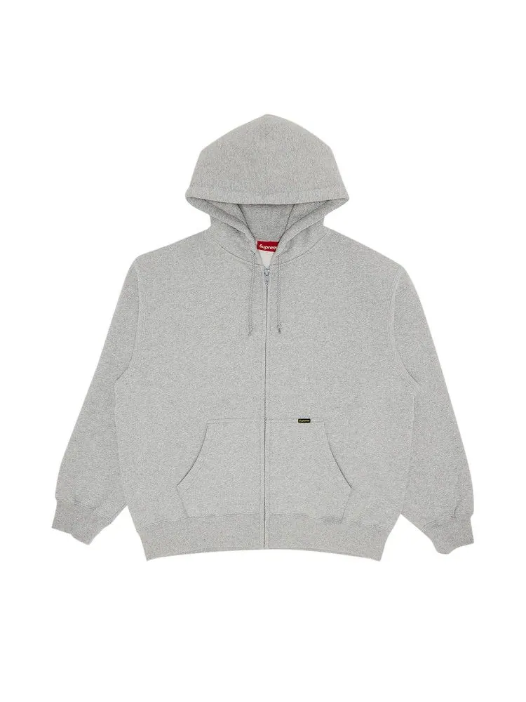 Толстовка Supreme Work Zip Up Hooded Sweatshirt — изображение 1 из 2, серый