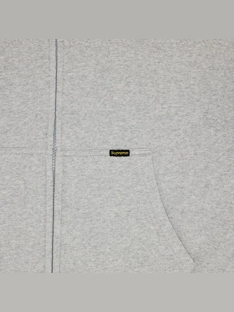 Толстовка Supreme Work Zip Up Hooded Sweatshirt — изображение 2 из 2, серый