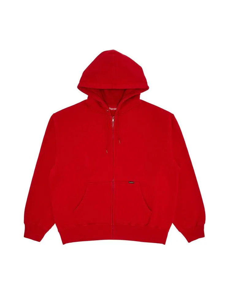 Худи Supreme Work Zip Up Hooded Sweatshirt 'Red' — изображение 1 из 2, красный