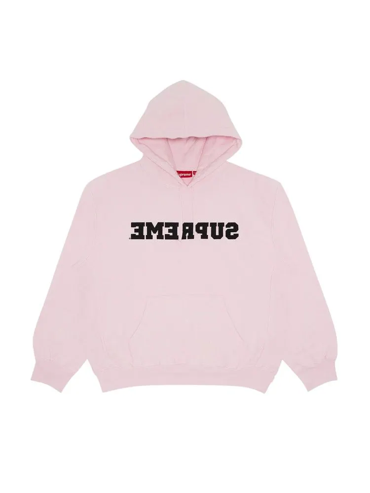 Толстовка Supreme Reverse Hooded Sweatshirt — изображение 1 из 2, розовый