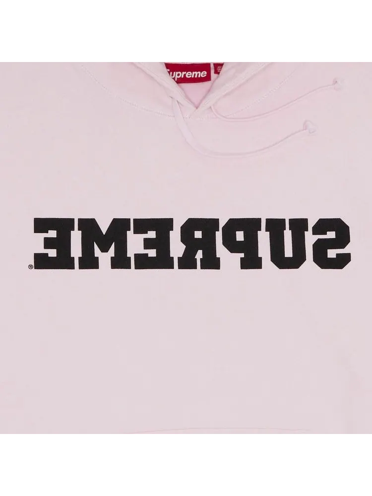 Толстовка Supreme Reverse Hooded Sweatshirt — изображение 2 из 2, розовый