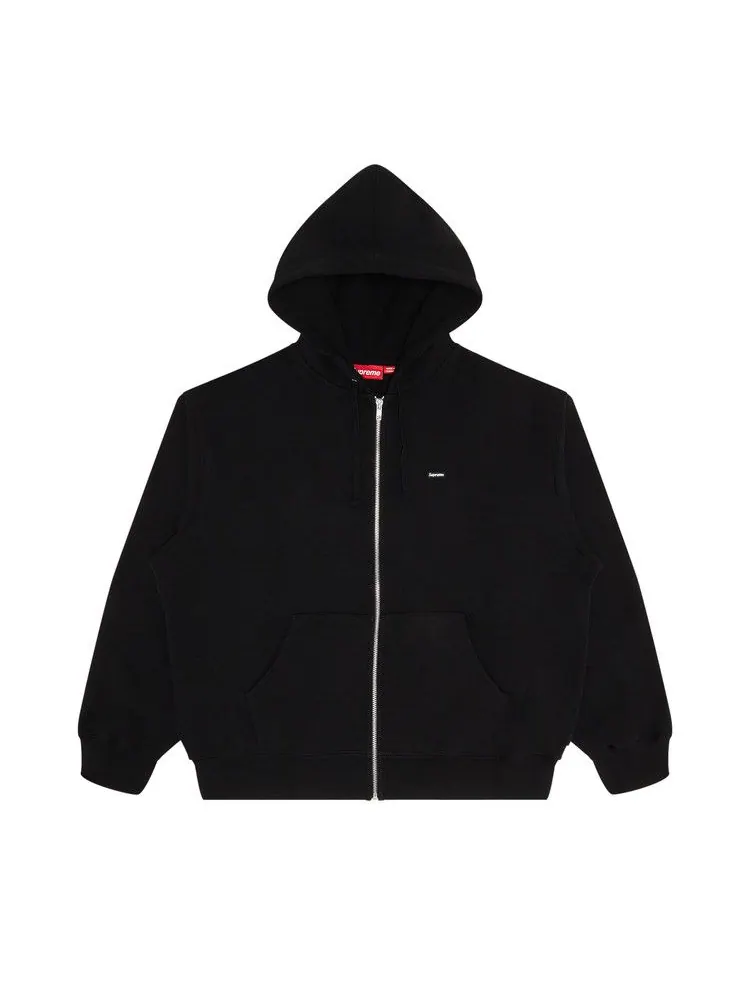 Толстовка Supreme Small Box Zip Up Hooded Sweatshirt — изображение 1 из 2, черный