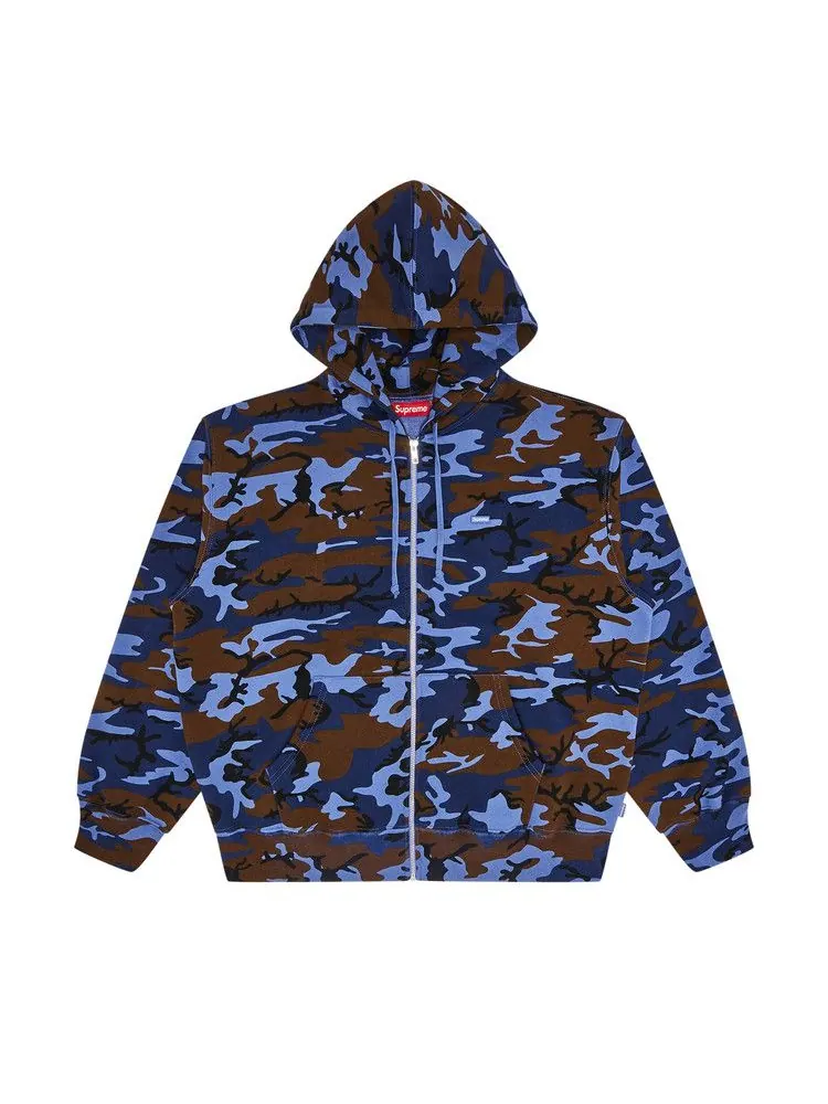 Толстовка Supreme Small Box Zip Up Hooded Sweatshirt