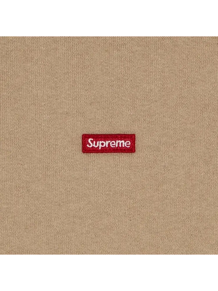 Толстовка на молнии с капюшоном Supreme Small Box — изображение 2 из 2, бежевый