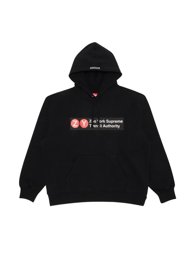 Толстовка Supreme x Zoo York Hooded Sweatshirt — изображение 1 из 2, черный