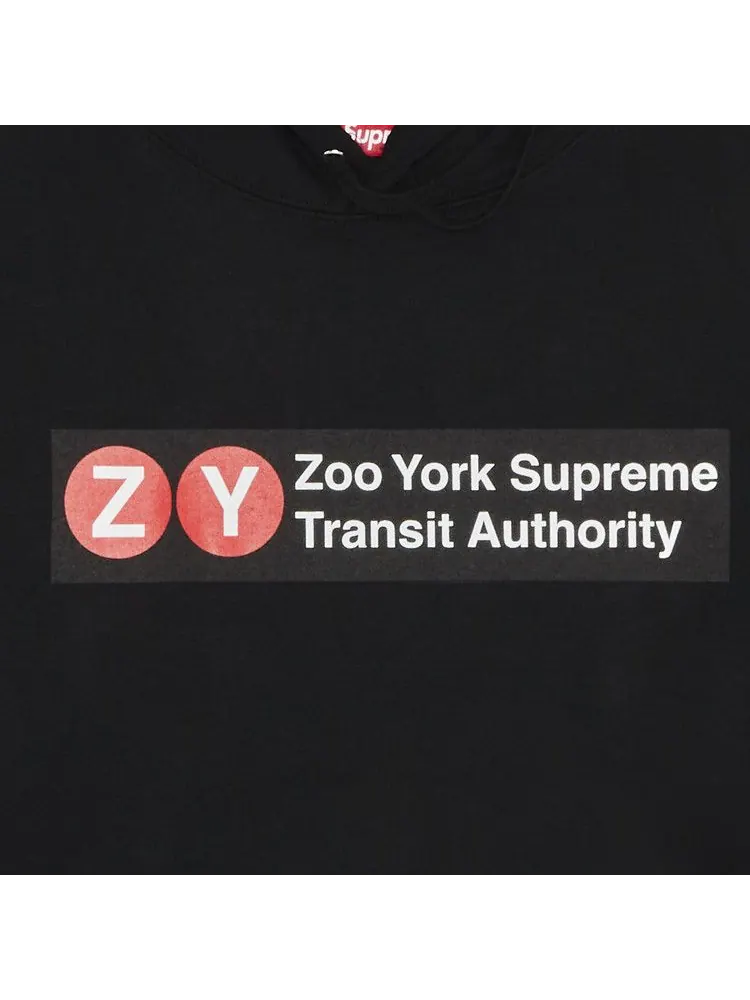 Толстовка Supreme x Zoo York Hooded Sweatshirt — изображение 2 из 2, черный