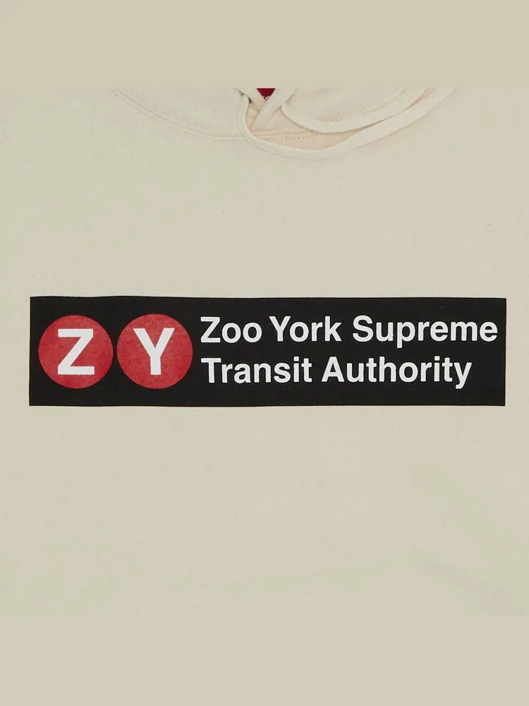 Толстовка Supreme x Zoo York Hooded Sweatshirt — изображение 2 из 2, прозрачный