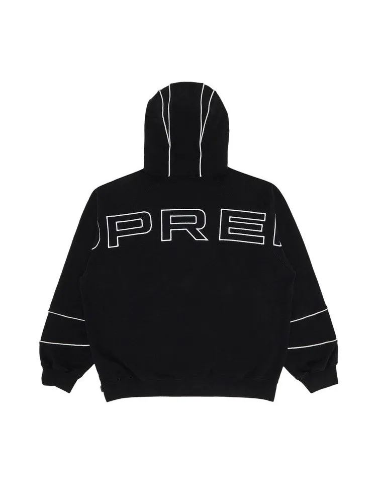 Толстовка Supreme Paneled Hooded Sweatshirt — изображение 2 из 3, черный