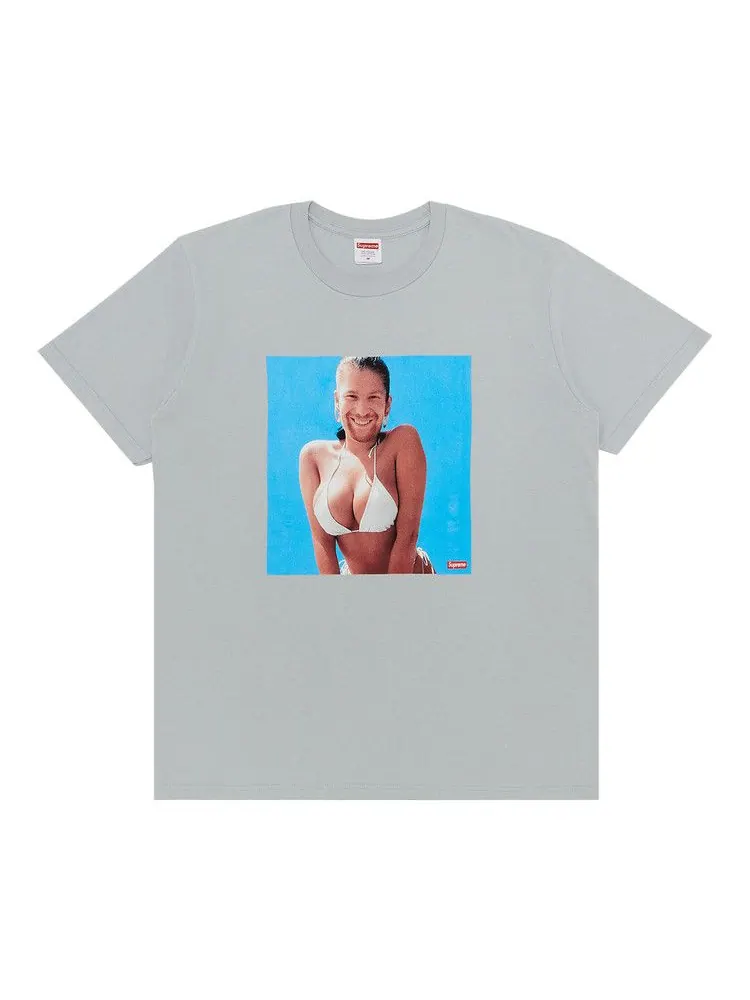 Футболка Supreme x Aphex Twin Windowlicker Tee — изображение 1 из 3, цементный